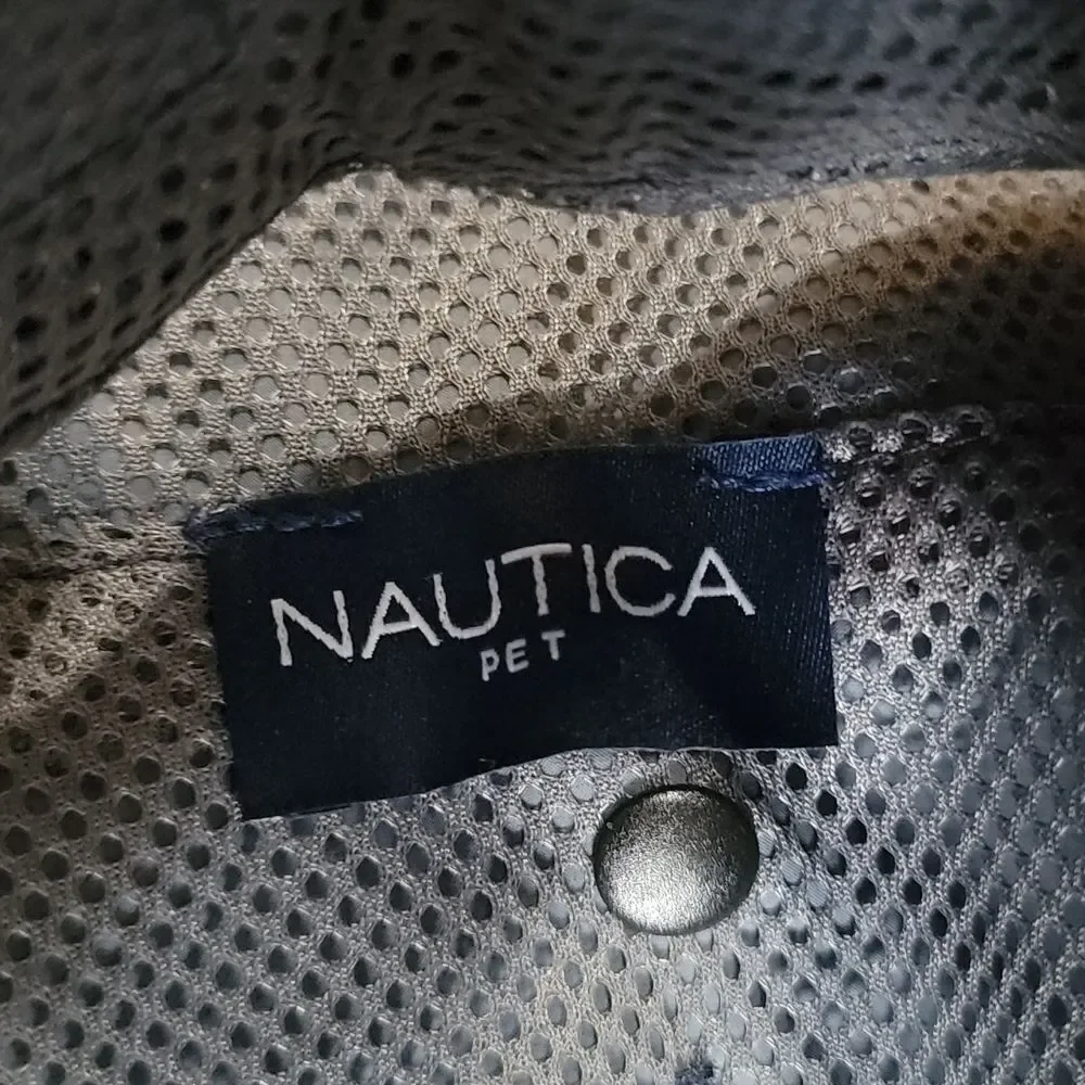 Nautica Pet Dog Blue Raincoat Harness Poncho Hoodies Vest  Waterproof co…